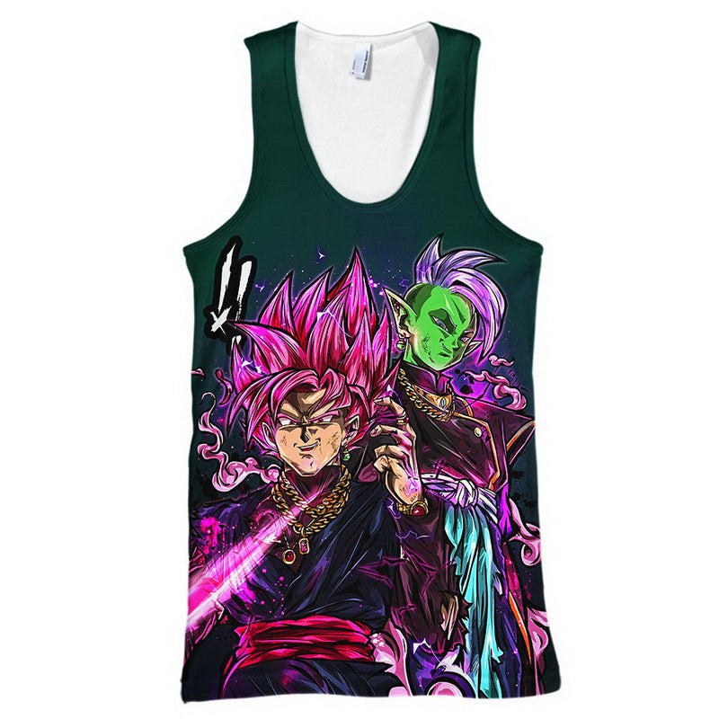 Black Goku and Zamasu Hoodie / T-Shirt