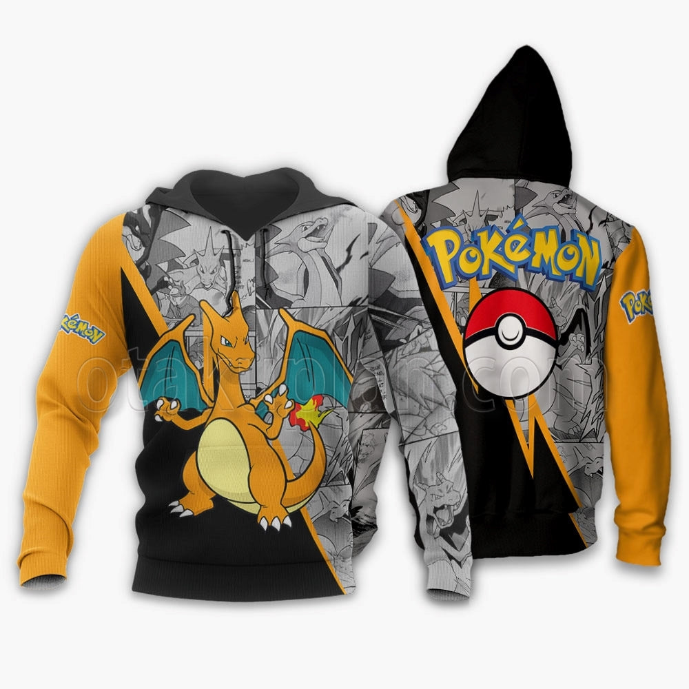 Charizard Hoodie Custom Mix Manga