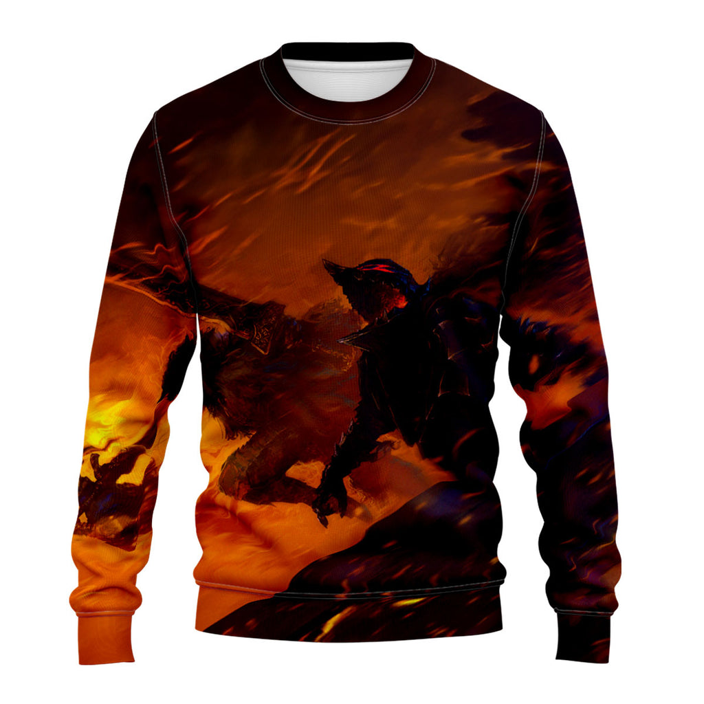 Dark Souls Berserker Guts Intense Combat Anime Apparel