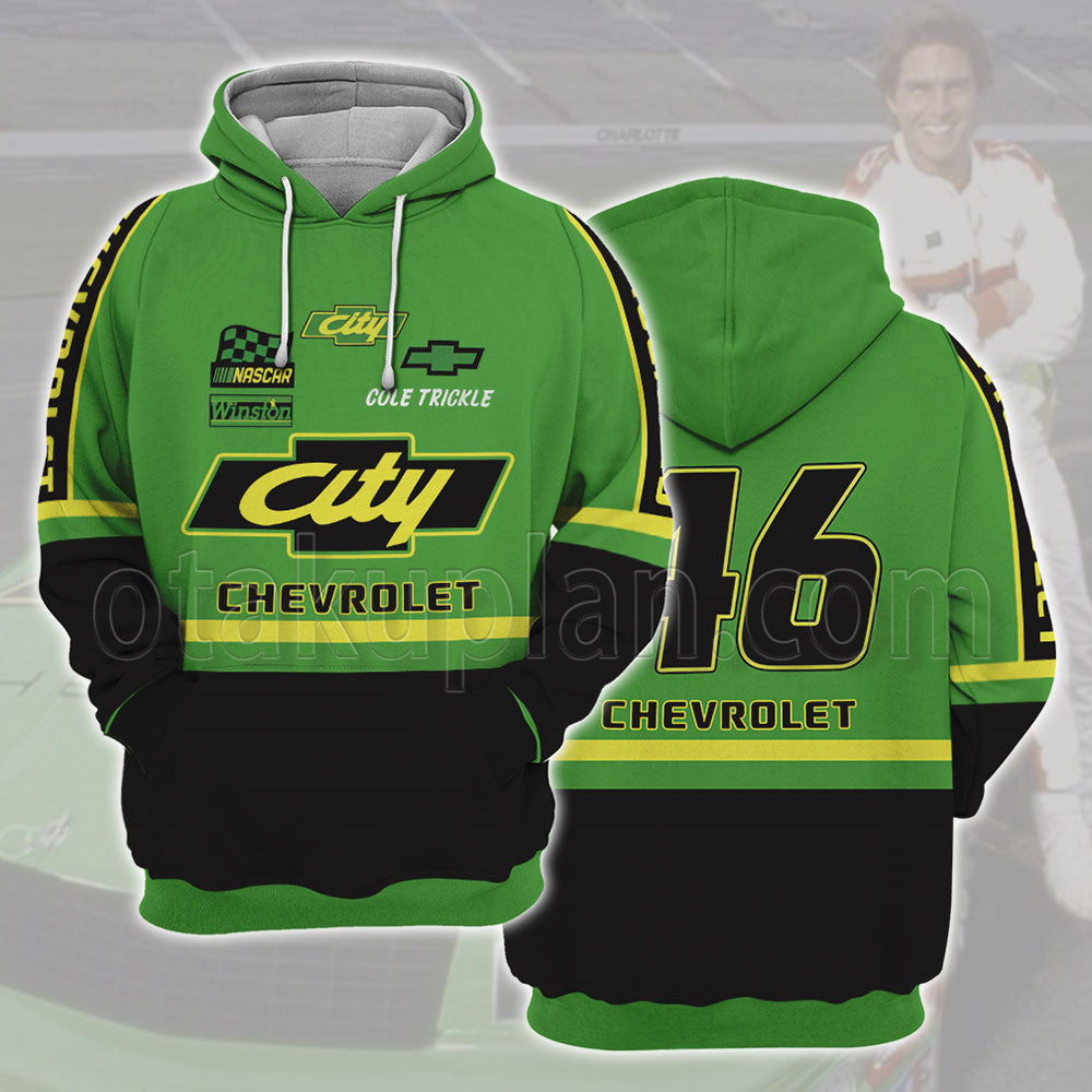 Days Of Thunder Cole Trickle 46 City Chevrolet Jacket Cosplay Hoodie