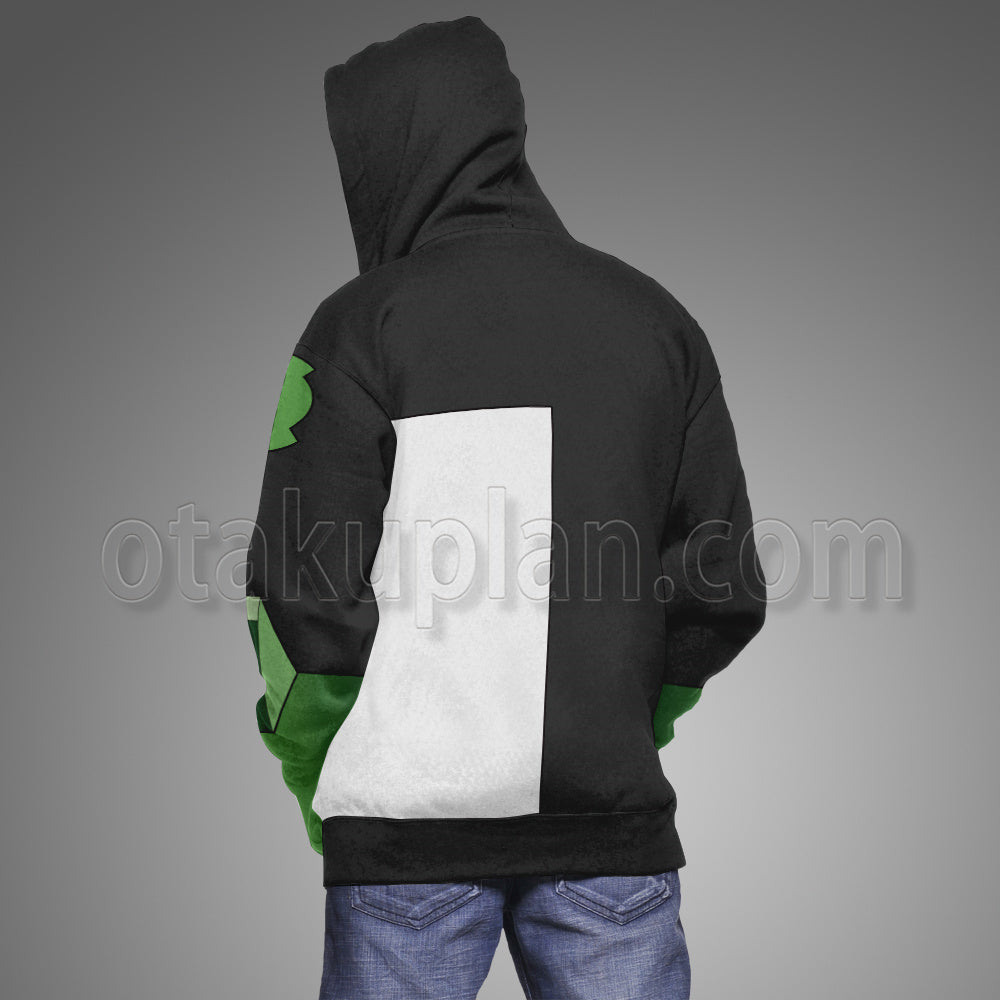Dc Green Lantern White And Black Cosplay Hoodie