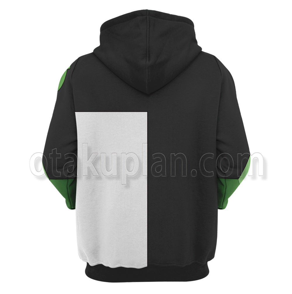 Dc Green Lantern White And Black Cosplay Hoodie
