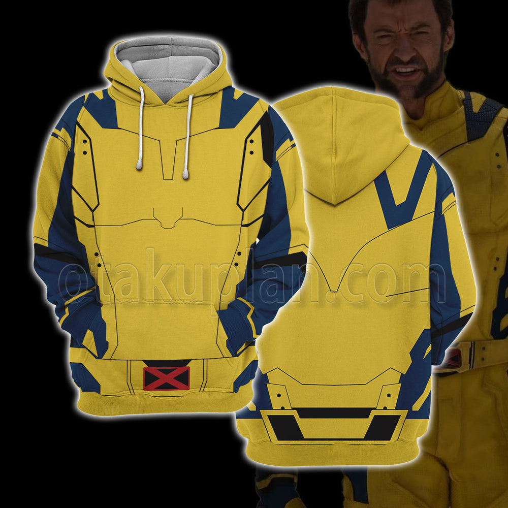 Deadpool 3 Classic Wolverine James Howlett Logan Cosplay Hoodie