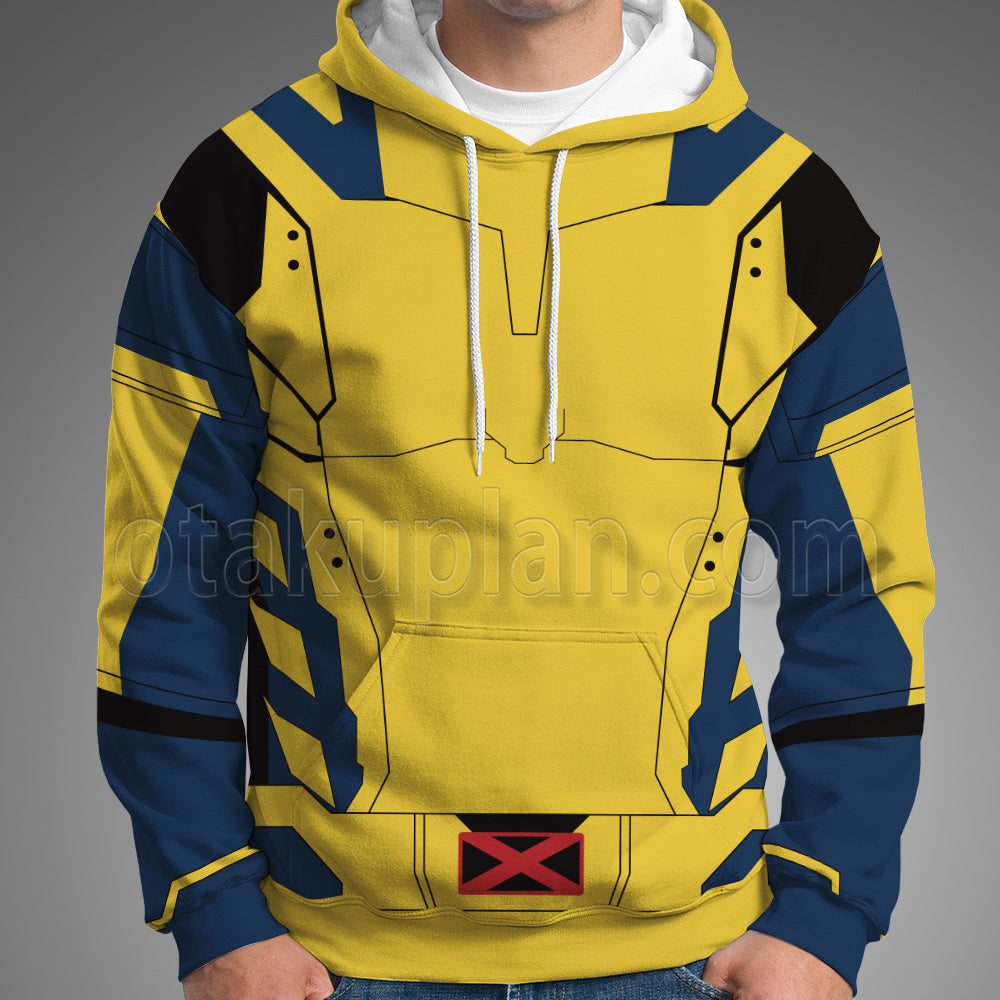 Deadpool 3 Classic Wolverine James Howlett Logan Cosplay Hoodie