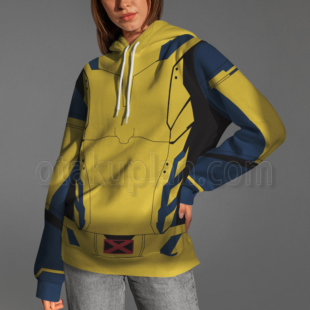 Deadpool 3 Classic Wolverine James Howlett Logan Cosplay Hoodie