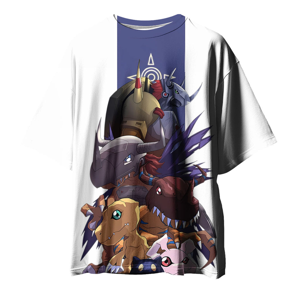 Digimon Adventure Agumon Blue Evolution Process Anime Apparel
