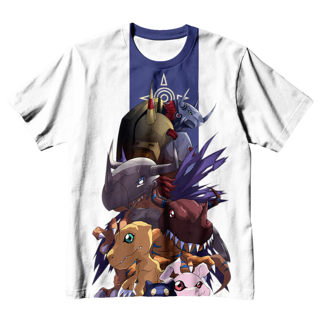 Digimon Adventure Agumon Blue Evolution Process Anime Apparel