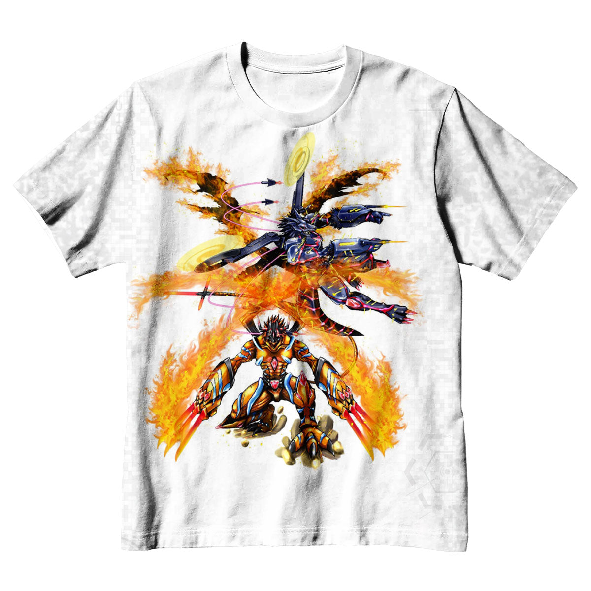 Digimon Adventure Agumon Bond Of Bravery With Flames Anime Apparel