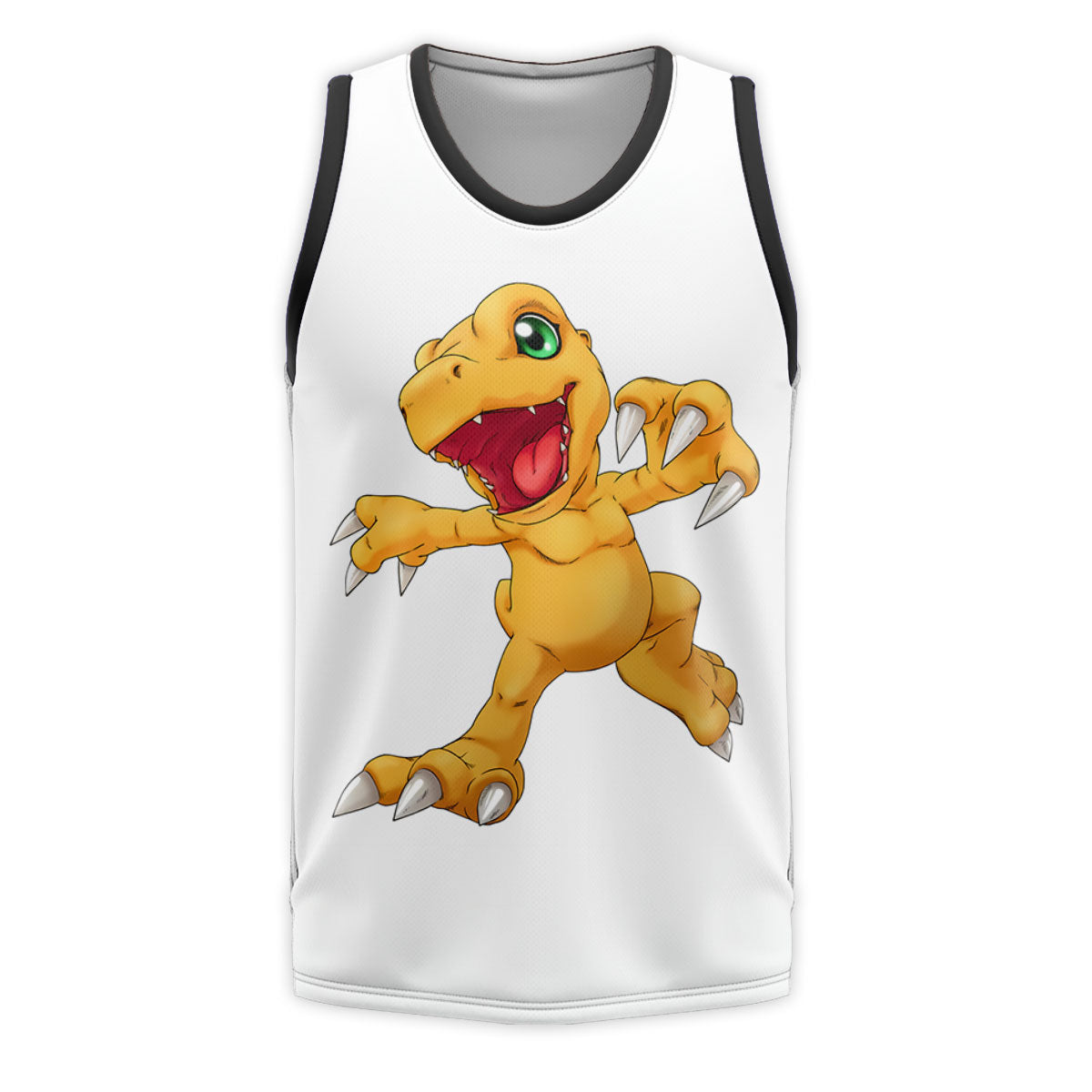 Digimon Adventure Agumon Cheerful Yellow Dinosaur Partner Anime Apparel
