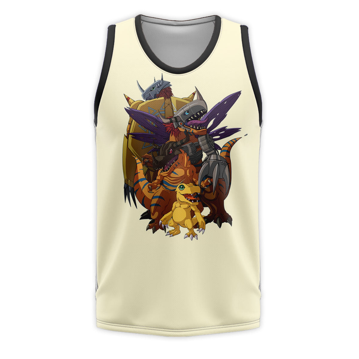 Digimon Adventure Agumon Digivolving Into Yellow Form Anime Apparel