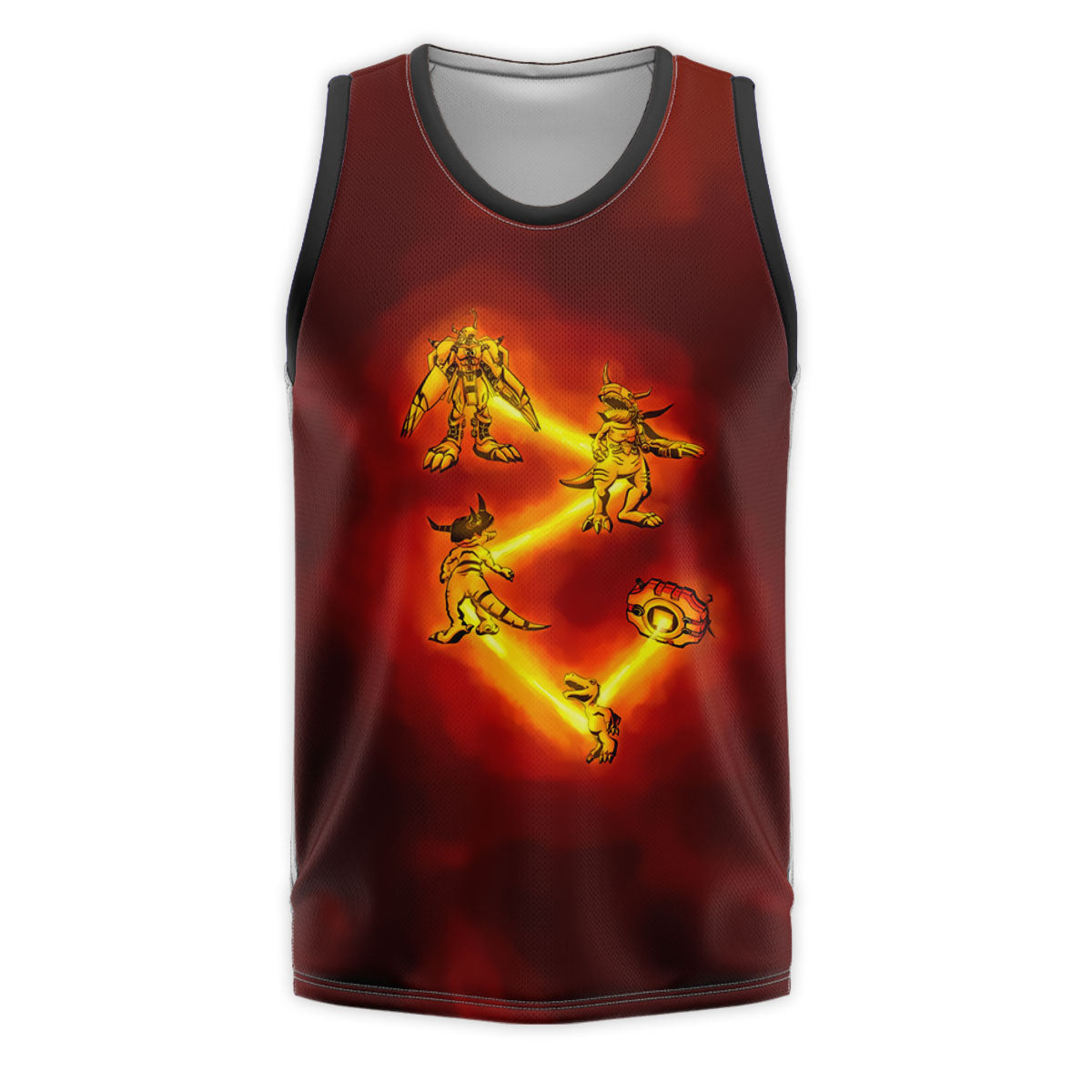 Digimon Adventure Agumon Evolving Red Anime Apparel