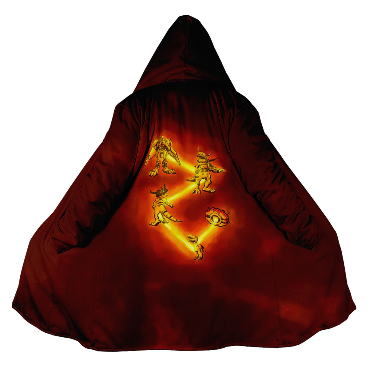 Digimon Adventure Agumon Evolving Red Anime Apparel
