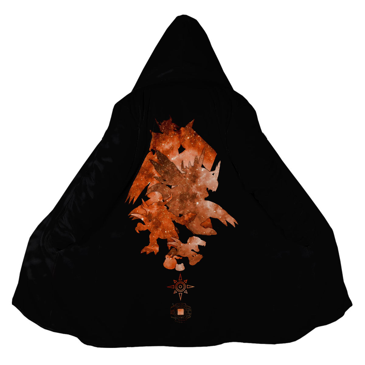 Digimon Adventure Agumon Silhouette Against Starry Sky Anime Apparel