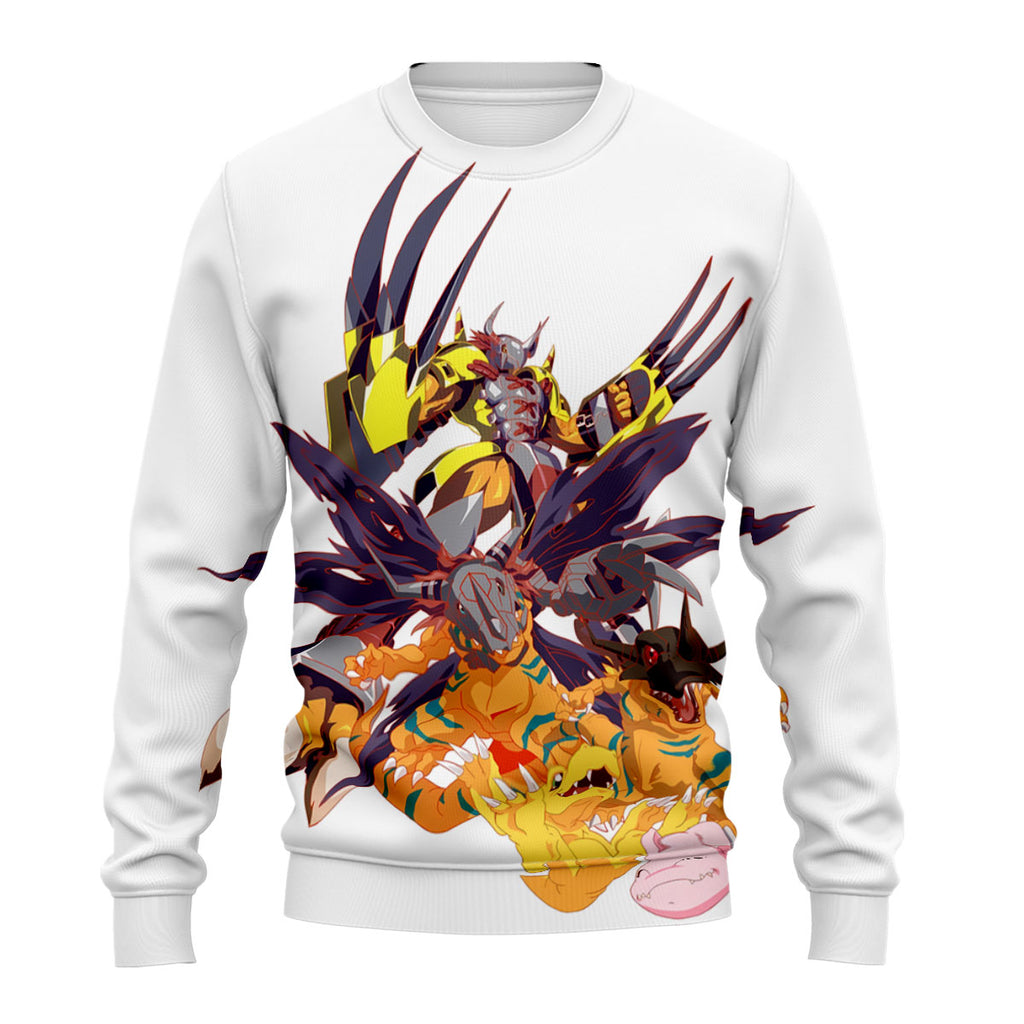 Digimon Adventure Agumon Standing In Yellow Form Anime Apparel