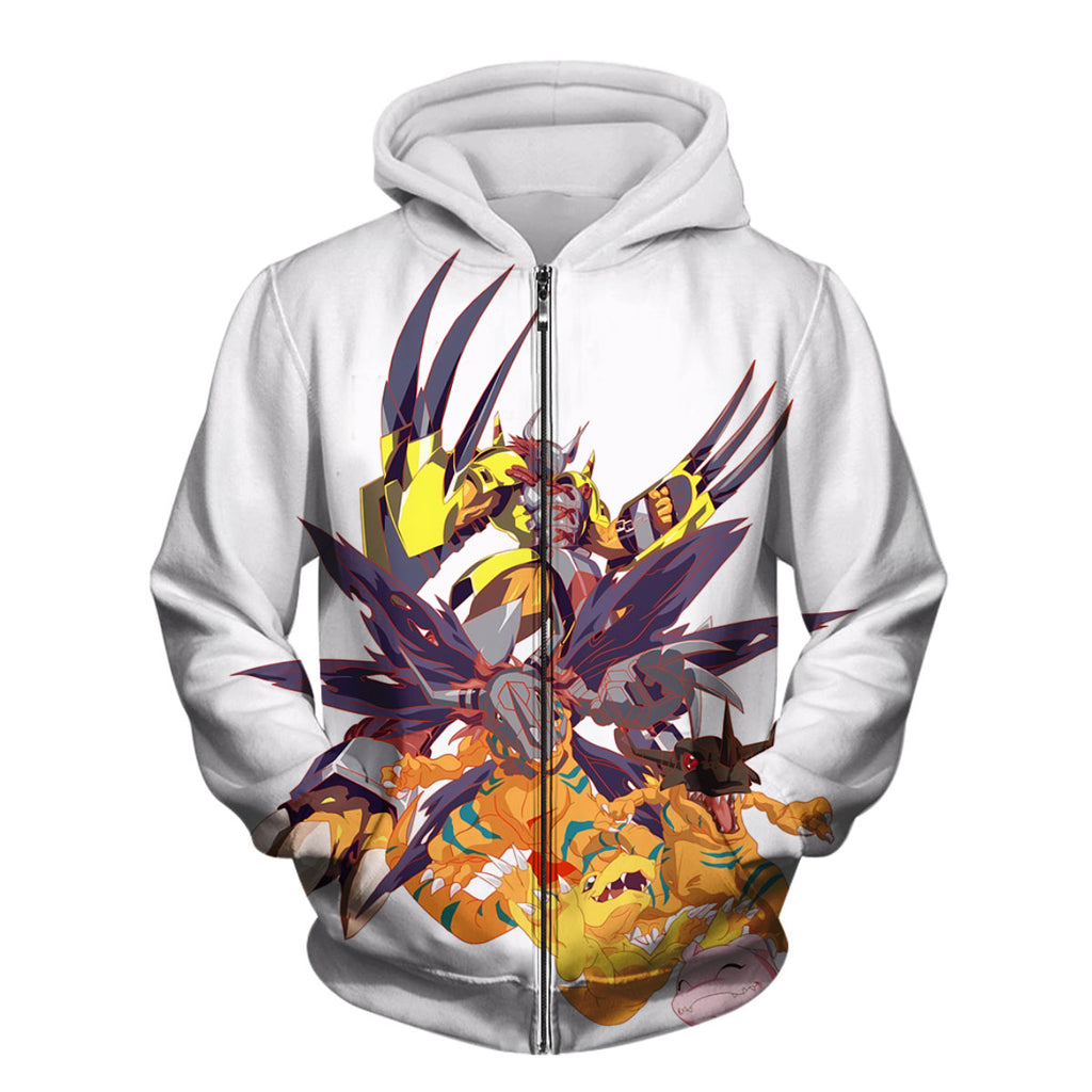 Digimon Adventure Agumon Standing In Yellow Form Anime Apparel