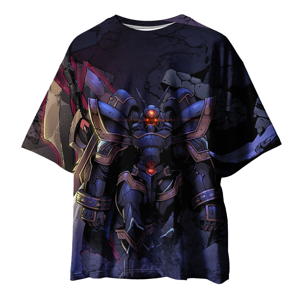 Digimon Adventure Alphamon Dark Amidst Ruins Anime Apparel