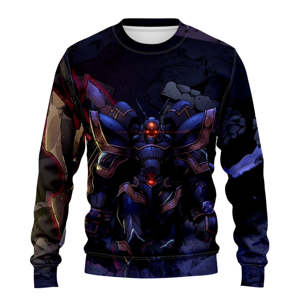 Digimon Adventure Alphamon Dark Amidst Ruins Anime Apparel