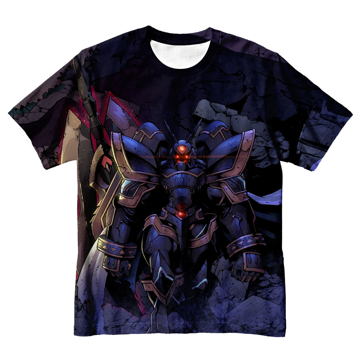 Digimon Adventure Alphamon Dark Amidst Ruins Anime Apparel