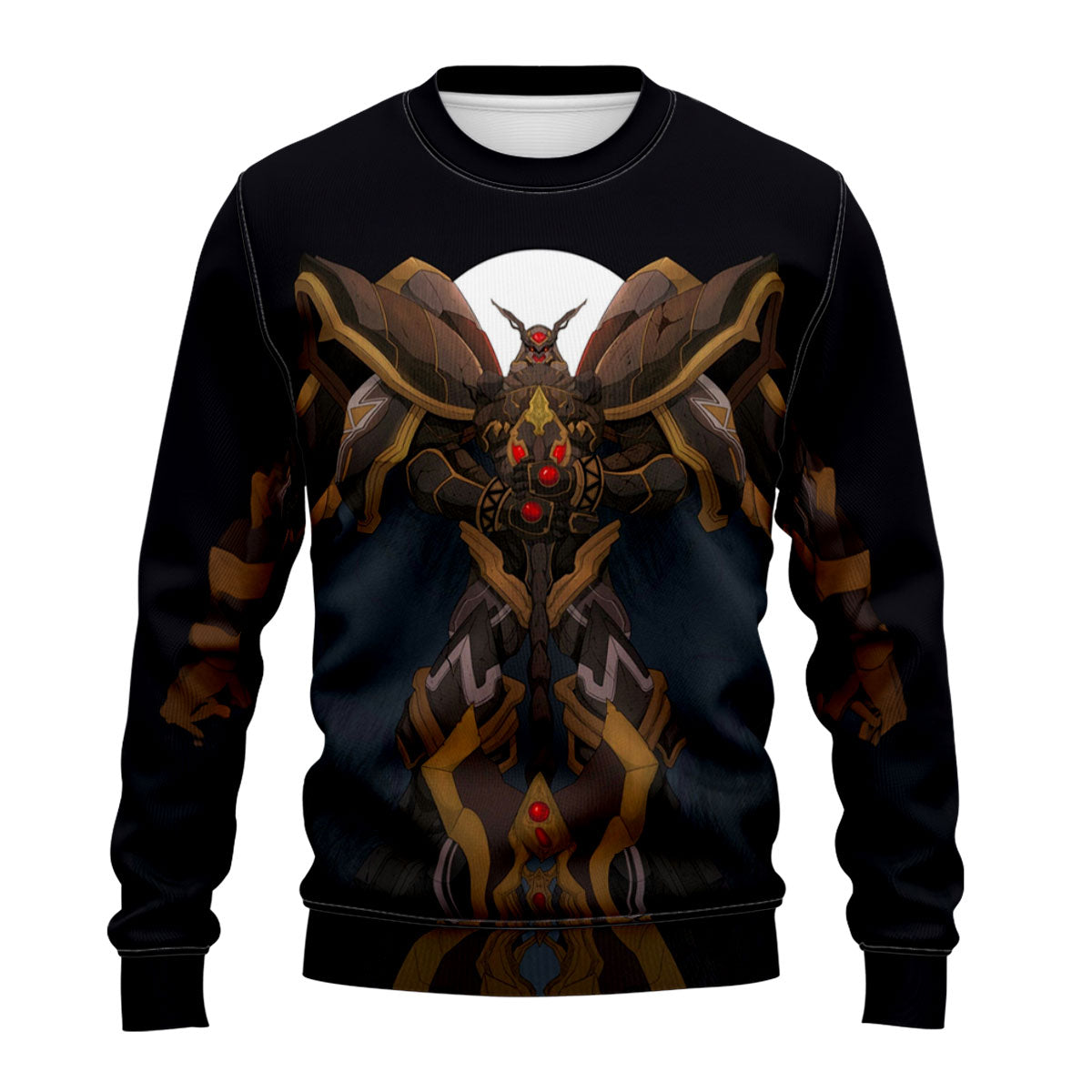 Digimon Adventure Alphamon Standing Before Dark Moon Anime Apparel