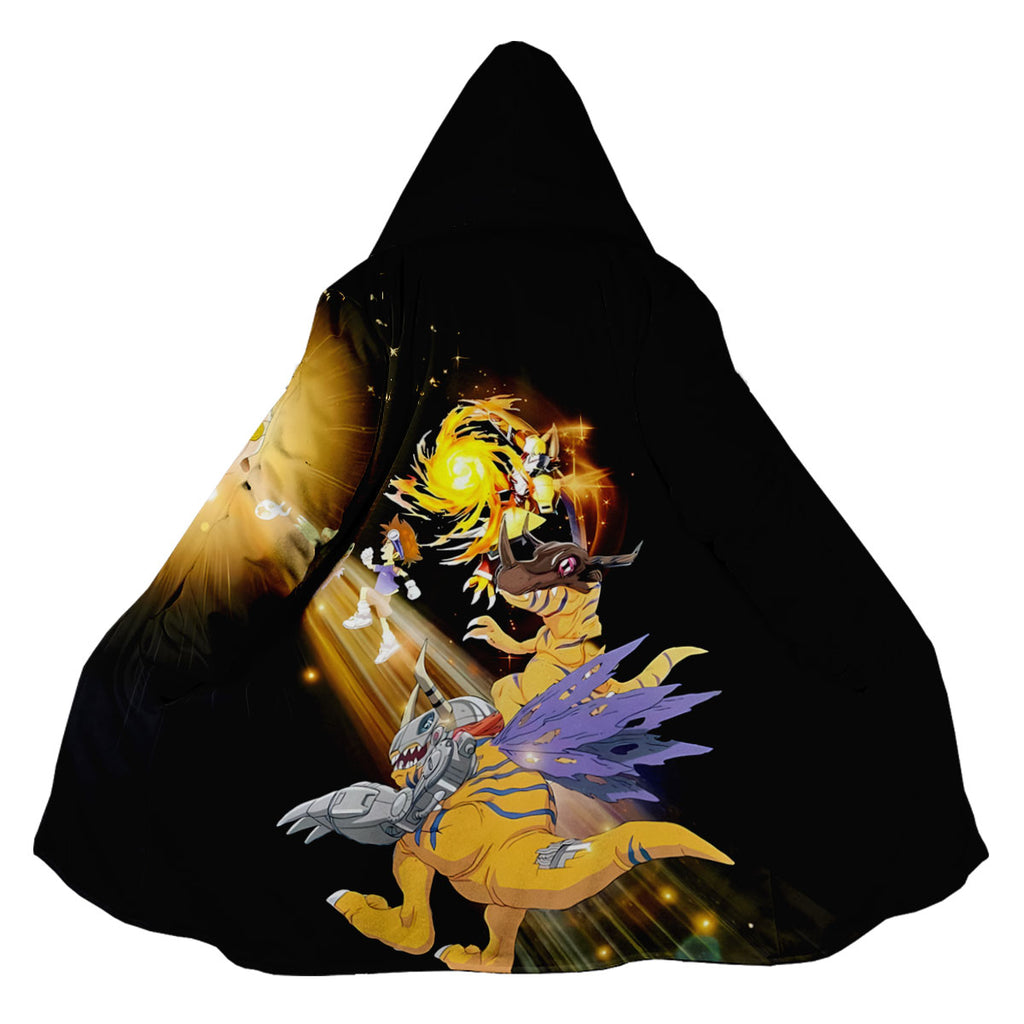 Digimon Adventure Ancientbeast Of Light Courage Evolving In Battle Anime Apparel