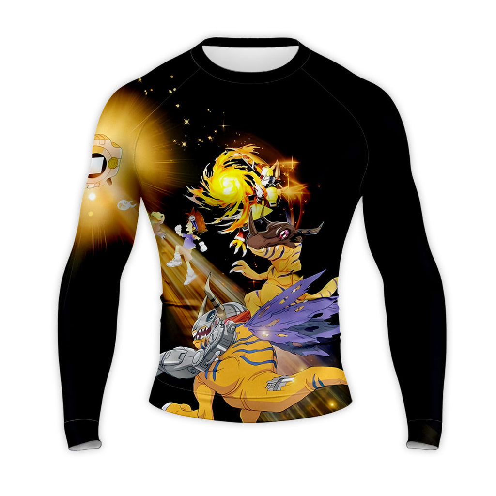 Digimon Adventure Ancientbeast Of Light Courage Evolving In Battle Anime Apparel