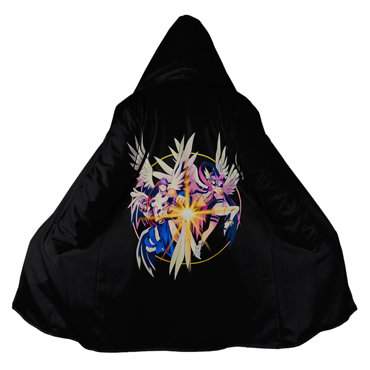 Digimon Adventure Angemon And Angewomon Shining Black Burst Anime Apparel