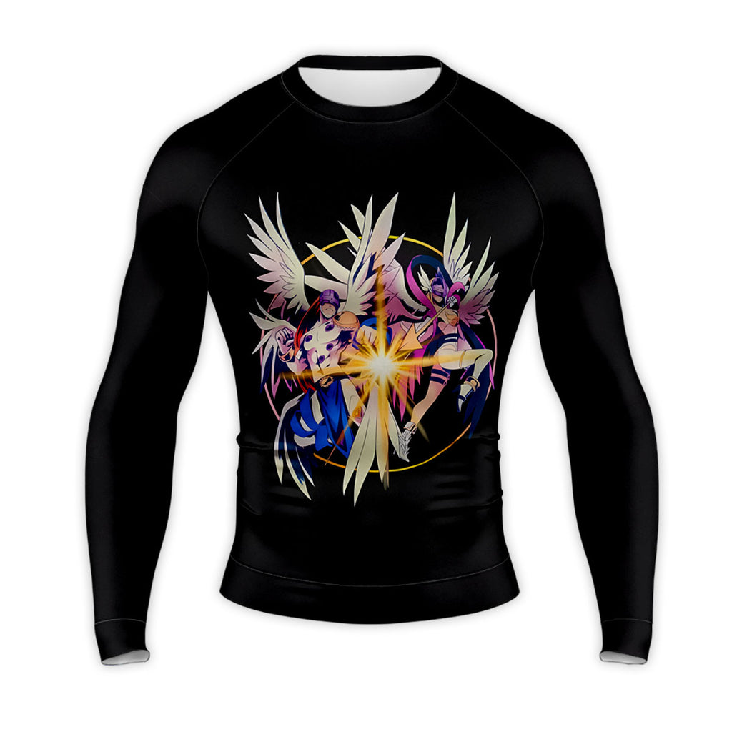 Digimon Adventure Angemon And Angewomon Shining Black Burst Anime Apparel
