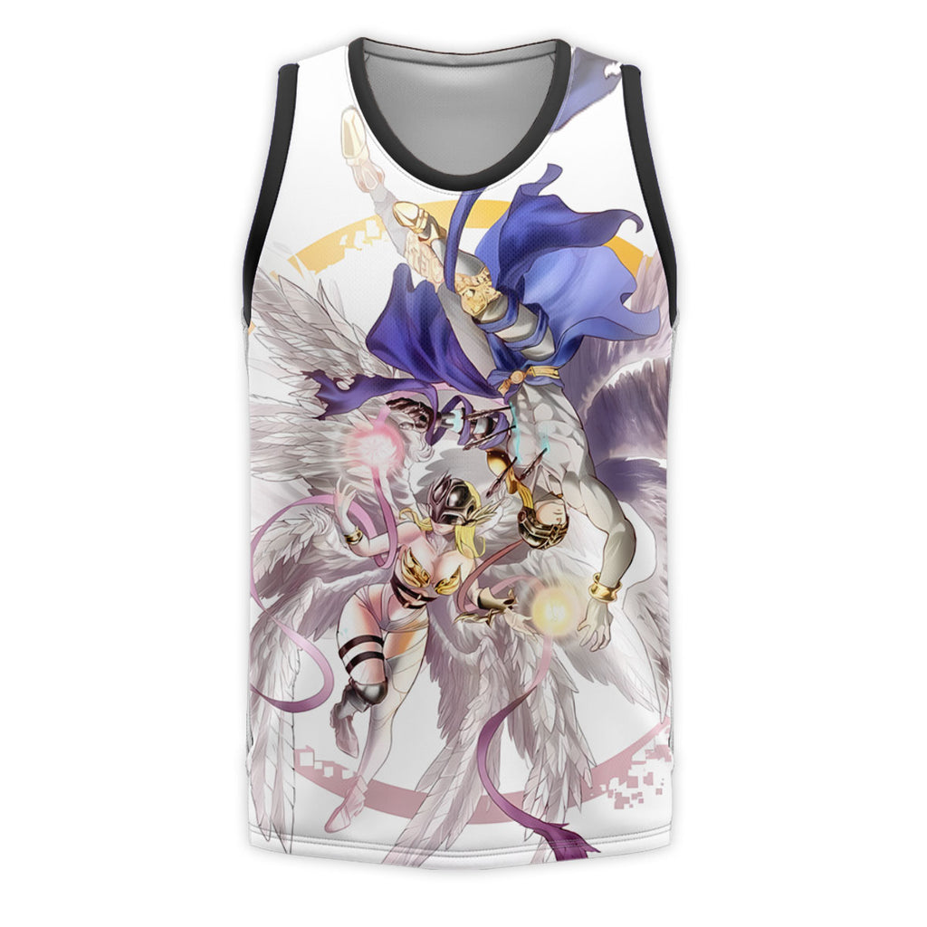 Digimon Adventure Angemon Angewomon In Sacred Light And Energy Array Anime Apparel