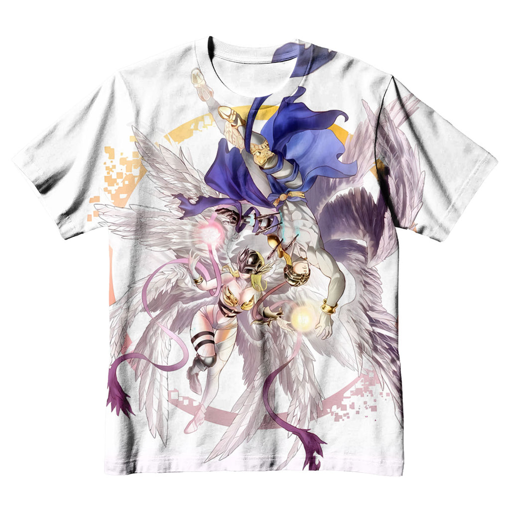 Digimon Adventure Angemon Angewomon In Sacred Light And Energy Array Anime Apparel
