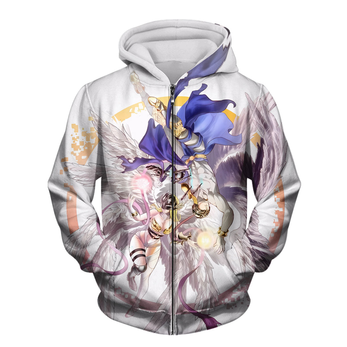 Digimon Adventure Angemon Angewomon In Sacred Light And Energy Array Anime Apparel