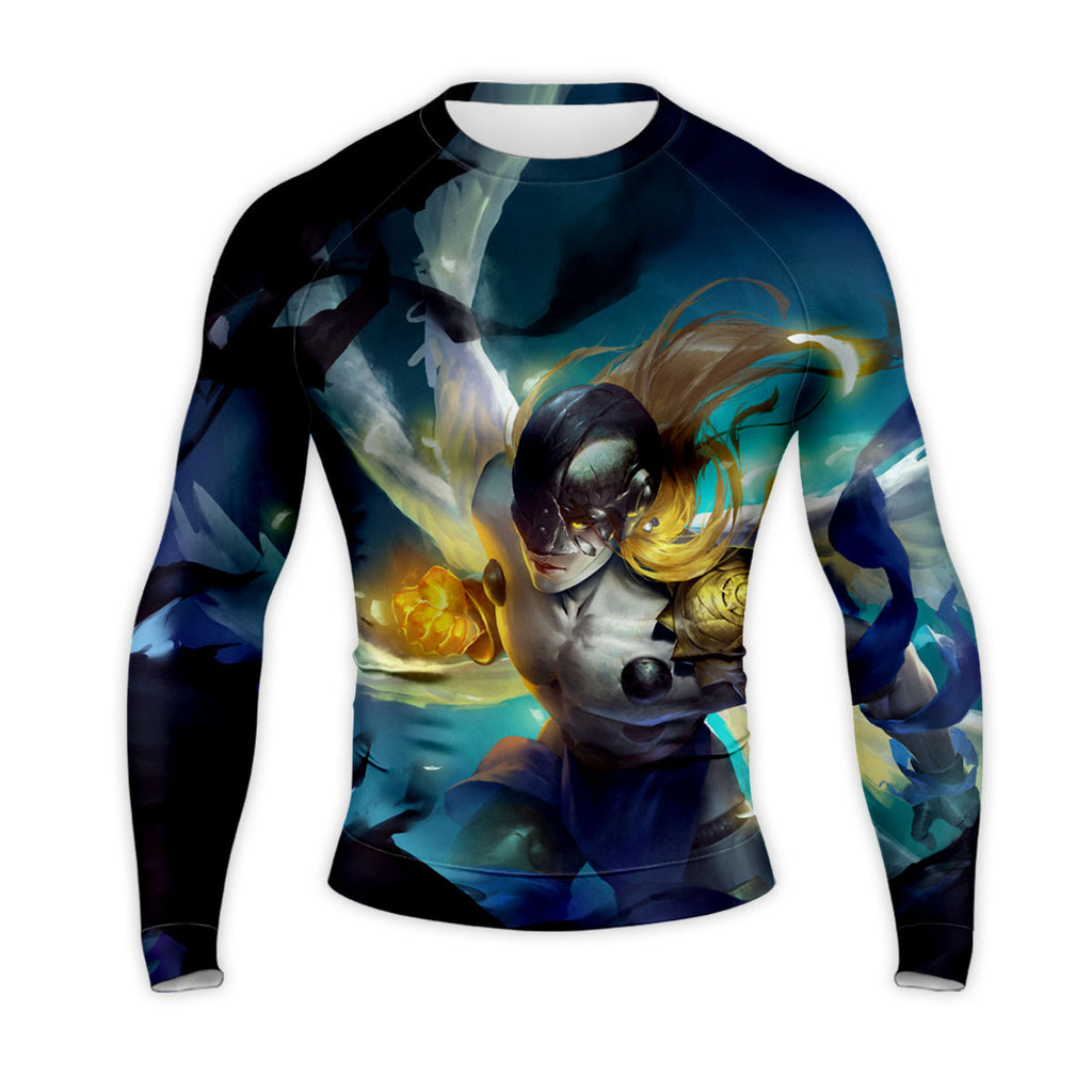 Digimon Adventure Angemon In Action Blue Illustration Anime Apparel