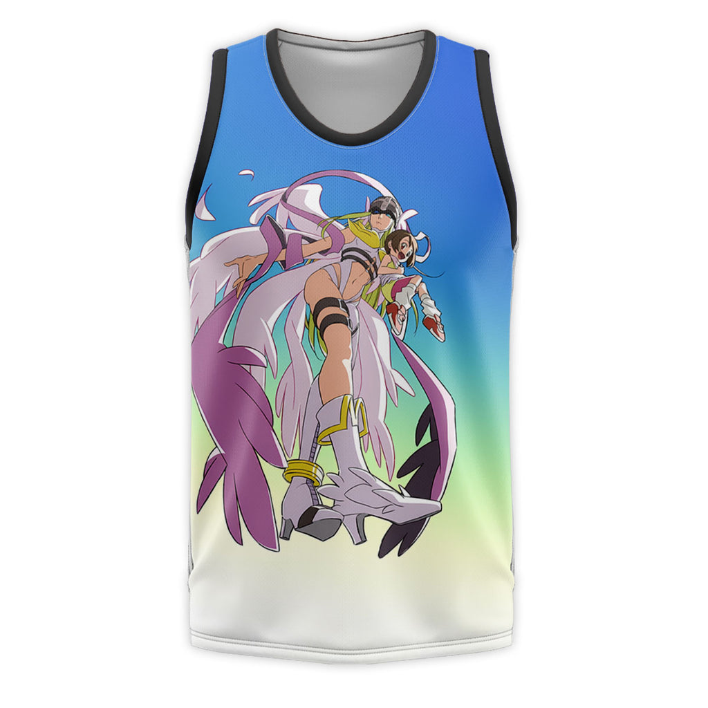 Digimon Adventure Angewomon Flying In The Sky Anime Apparel