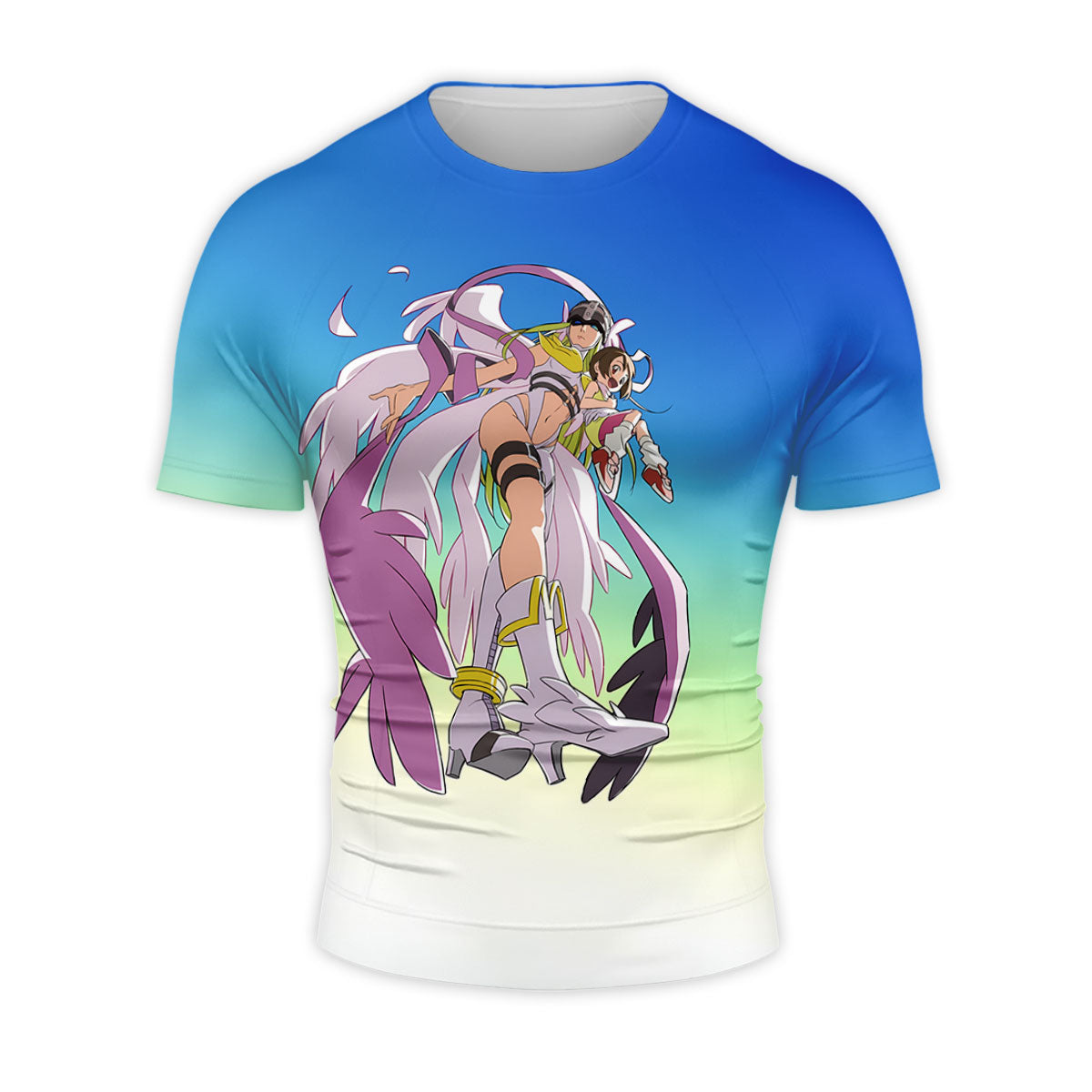 Digimon Adventure Angewomon Flying In The Sky Anime Apparel