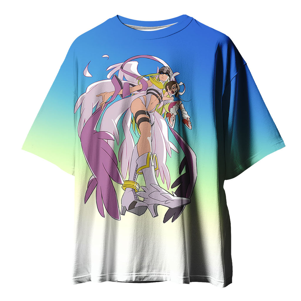Digimon Adventure Angewomon Flying In The Sky Anime Apparel