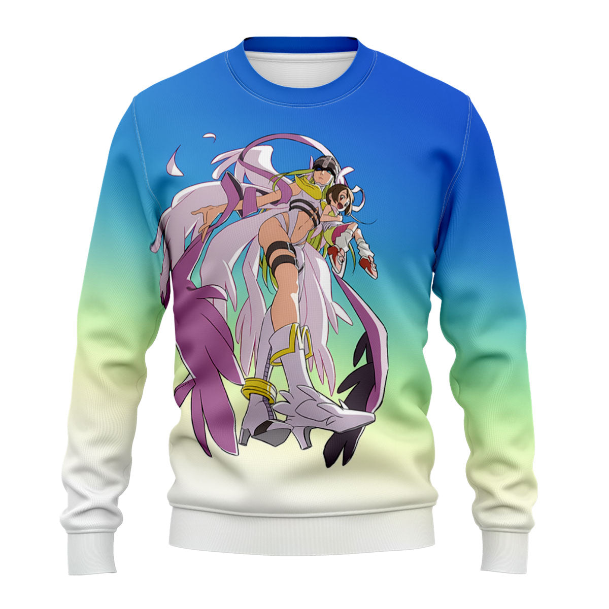 Digimon Adventure Angewomon Flying In The Sky Anime Apparel