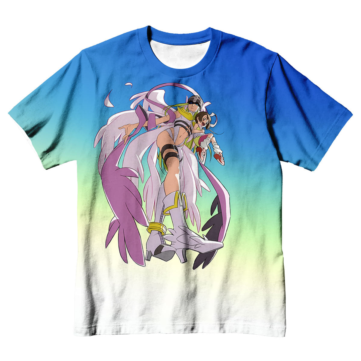 Digimon Adventure Angewomon Flying In The Sky Anime Apparel