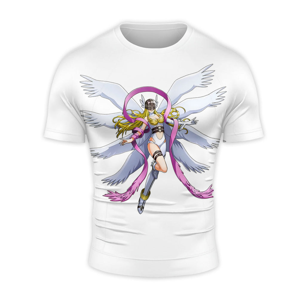 Digimon Adventure Angewomon Flying With Flapping Wings Anime Apparel