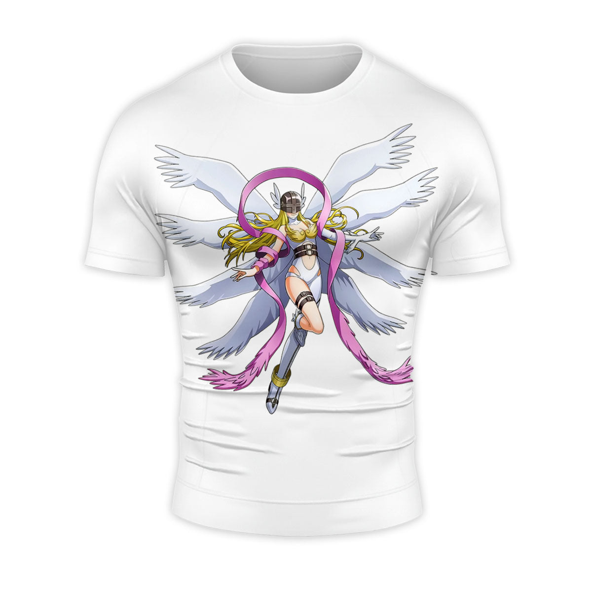 Digimon Adventure Angewomon Flying With Flapping Wings Anime Apparel