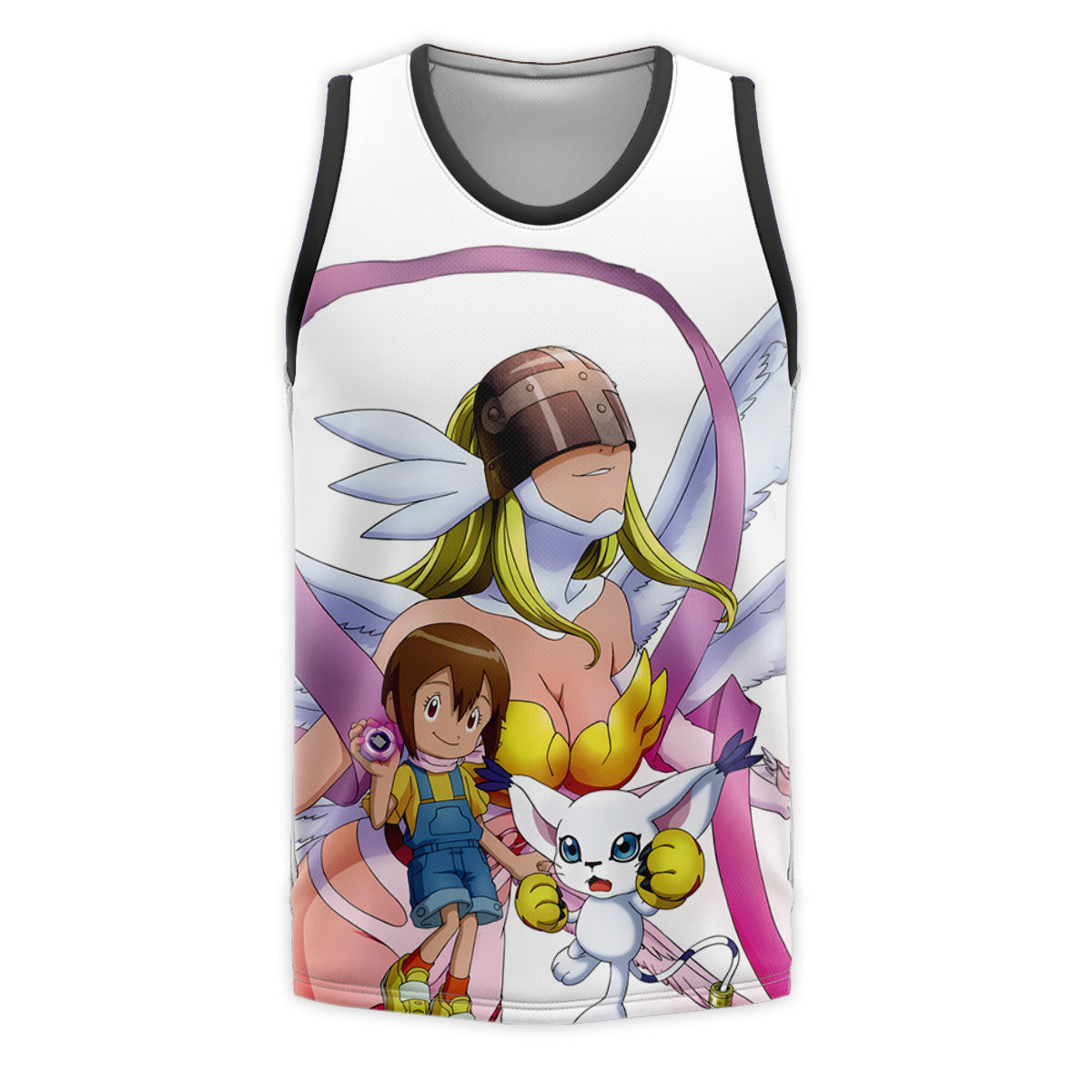 Digimon Adventure Angewomon Tailmon Radiating Holy Light Anime Apparel