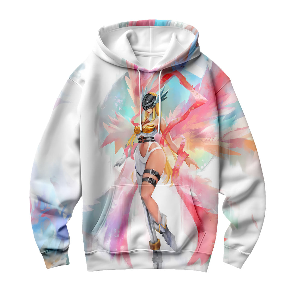 Digimon Adventure Angewomon With Colorful Wings Anime Apparel