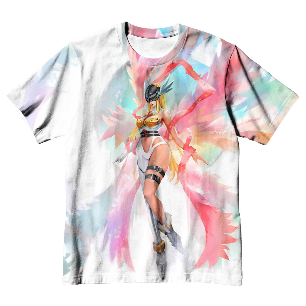Digimon Adventure Angewomon With Colorful Wings Anime Apparel