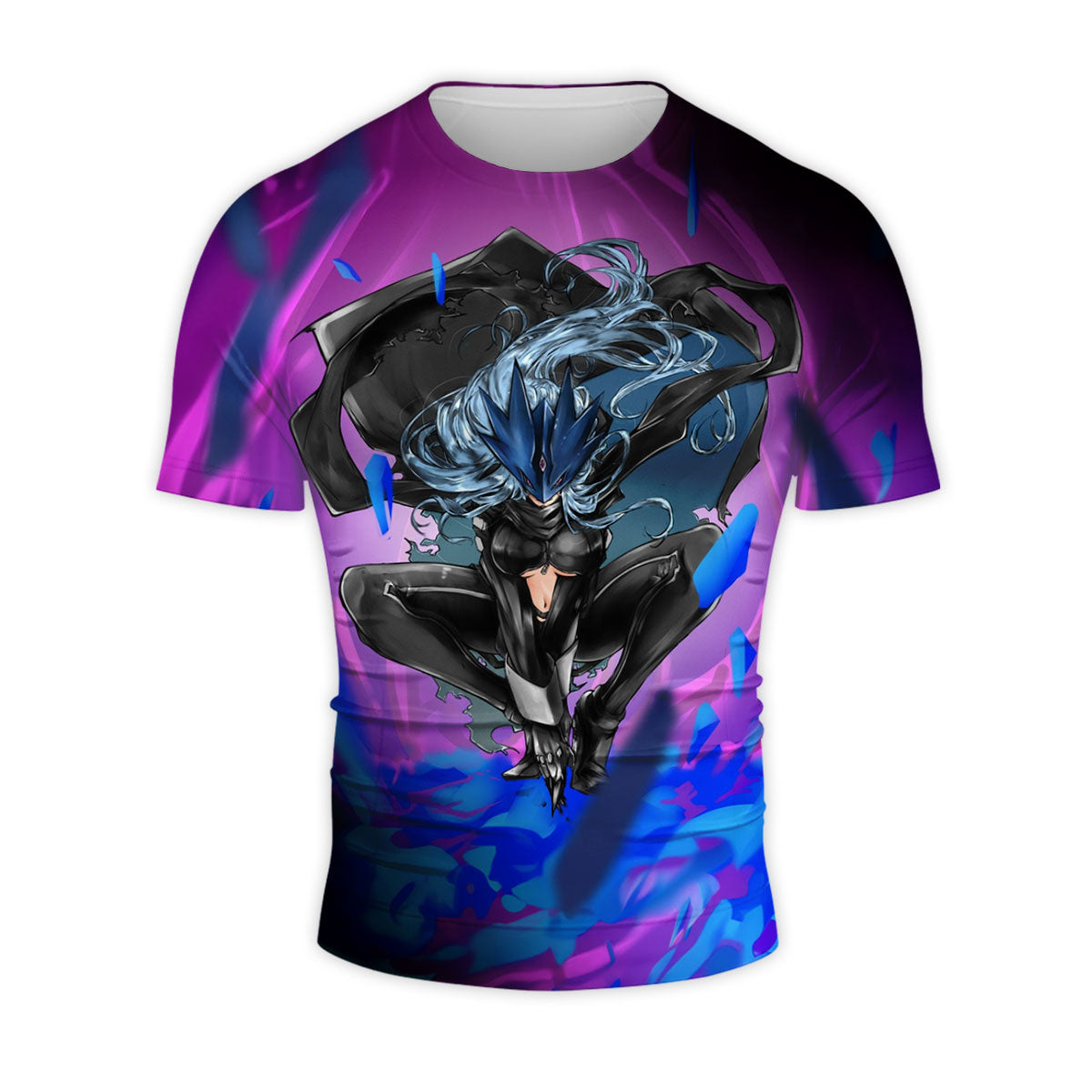Digimon Adventure Beelstarmon Crouching In Glowing Energy Surge Anime Apparel