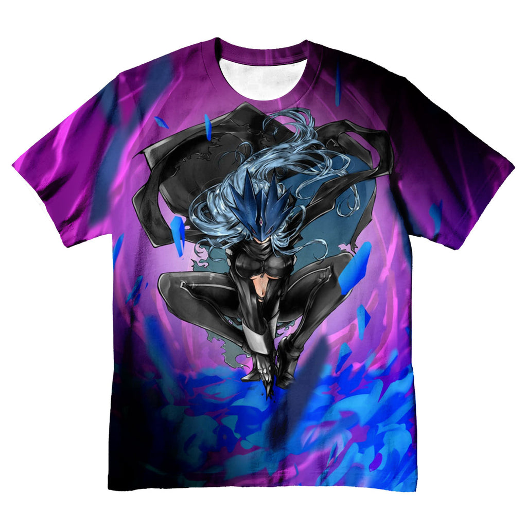 Digimon Adventure Beelstarmon Crouching In Glowing Energy Surge Anime Apparel