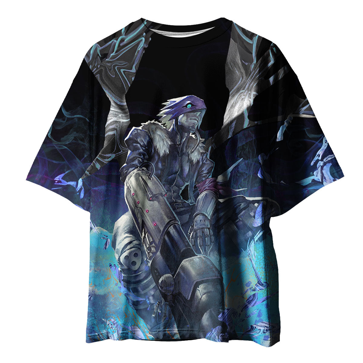 Digimon Adventure Beelzemon Sitting With Black Wings Anime Apparel