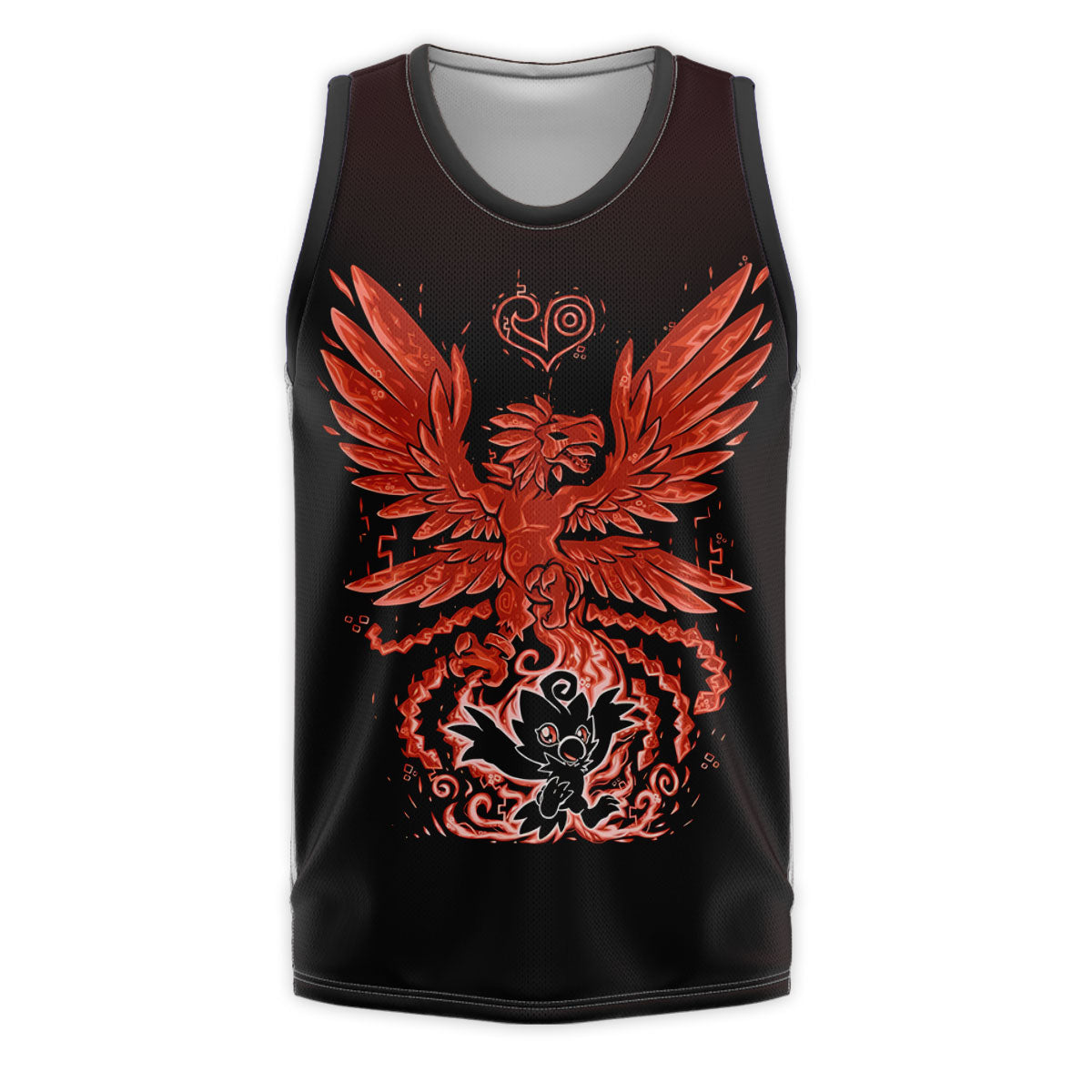 Digimon Adventure Birdramon Red And Black Anime Apparel