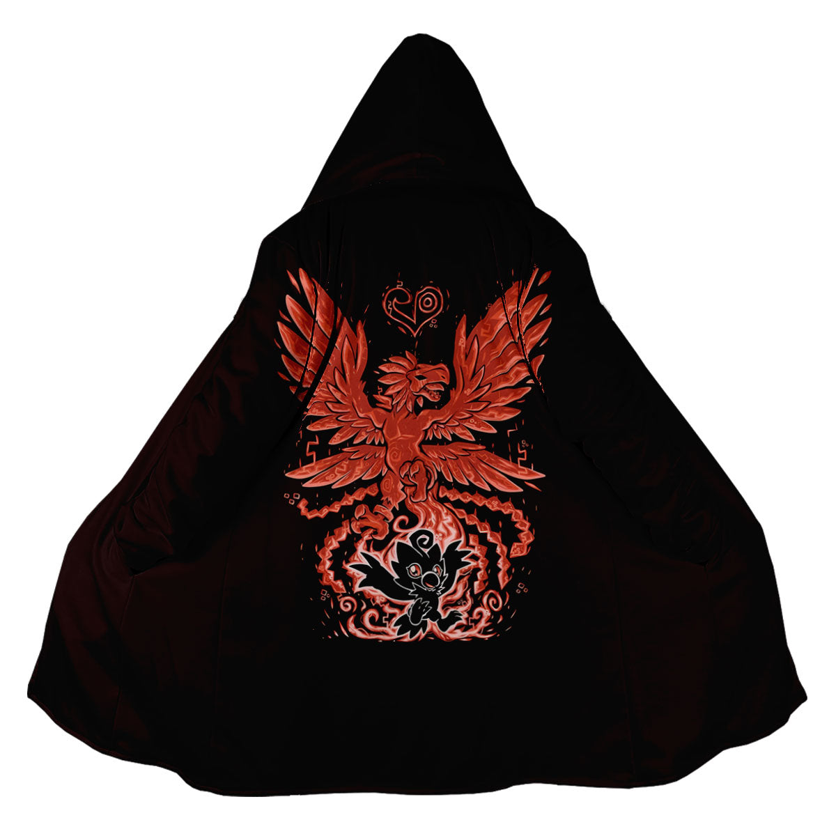 Digimon Adventure Birdramon Red And Black Anime Apparel