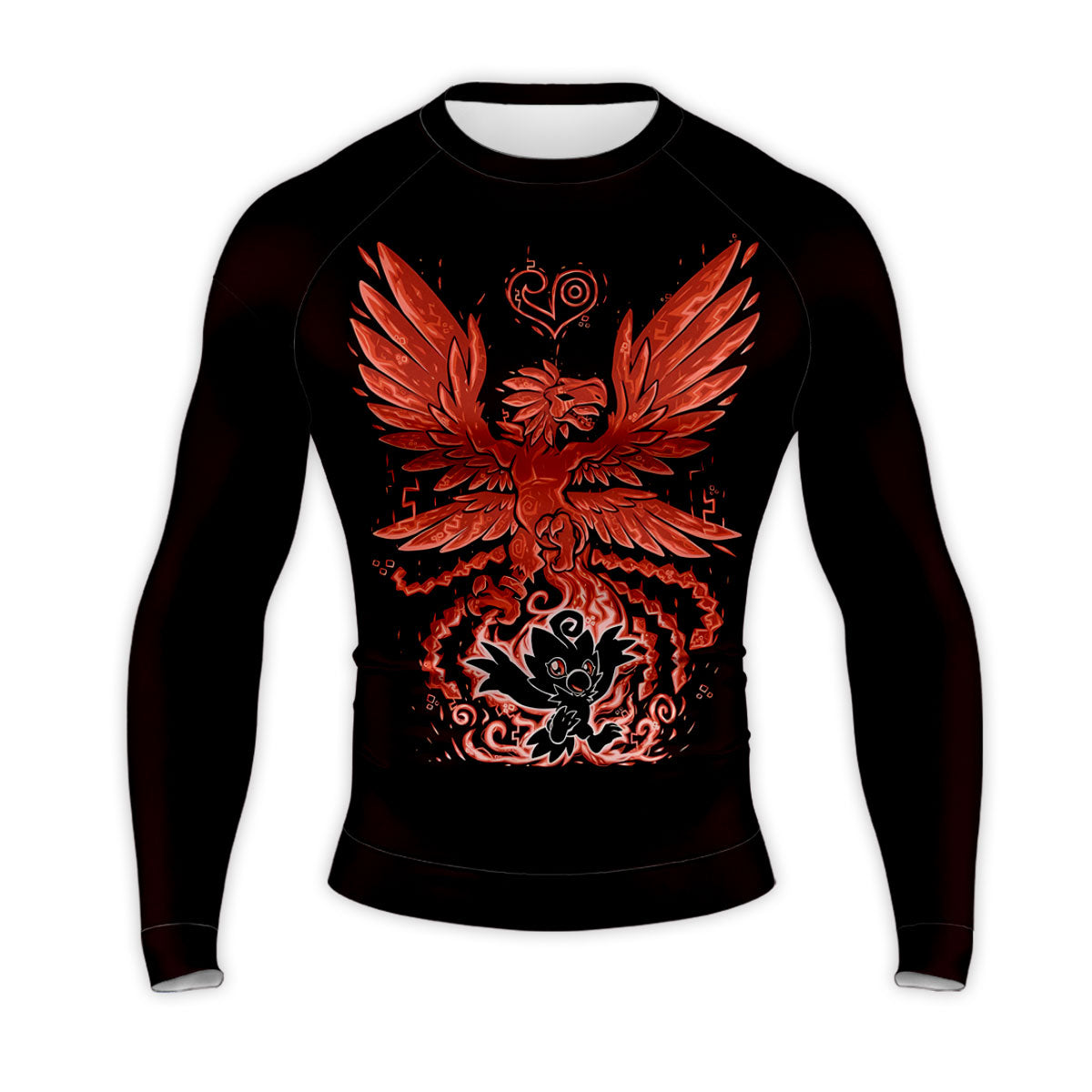 Digimon Adventure Birdramon Red And Black Anime Apparel