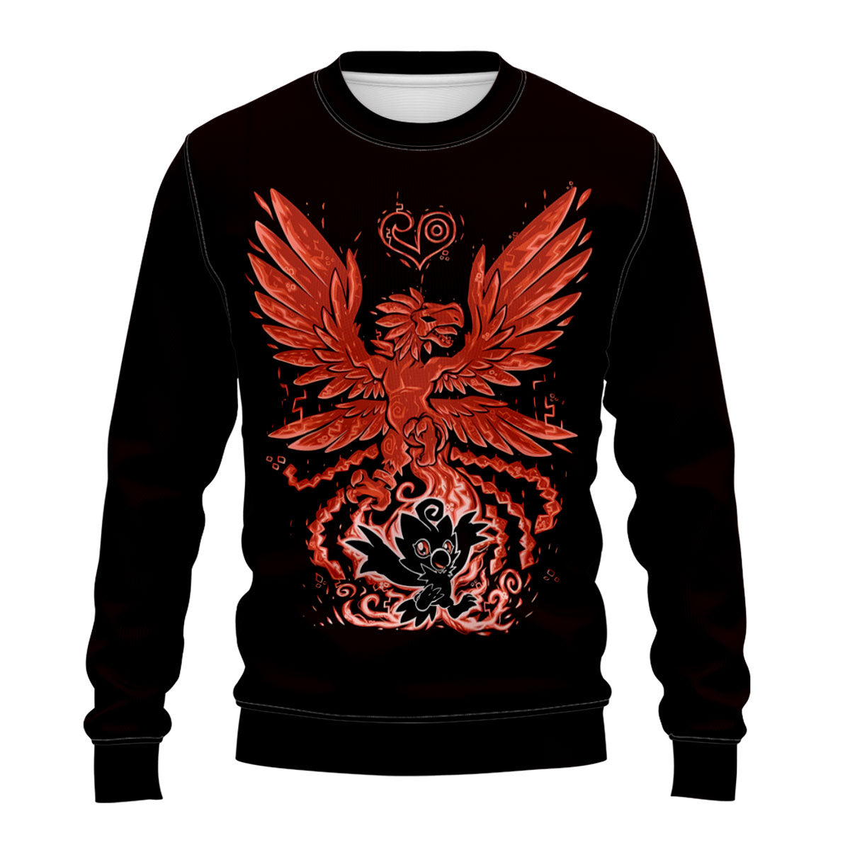 Digimon Adventure Birdramon Red And Black Anime Apparel