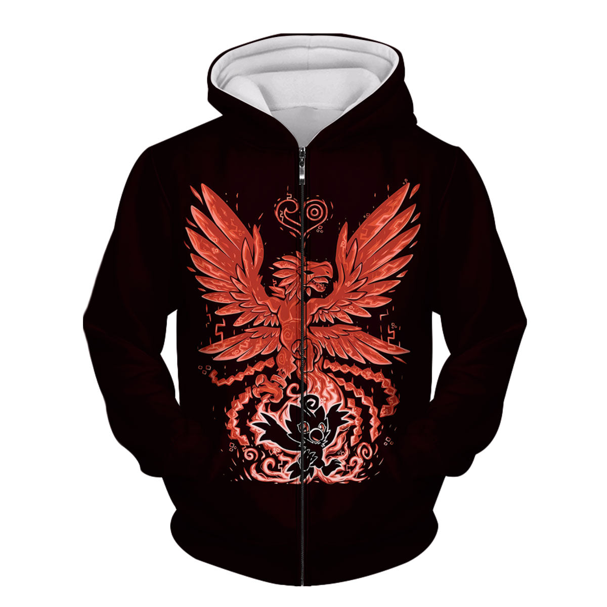 Digimon Adventure Birdramon Red And Black Anime Apparel