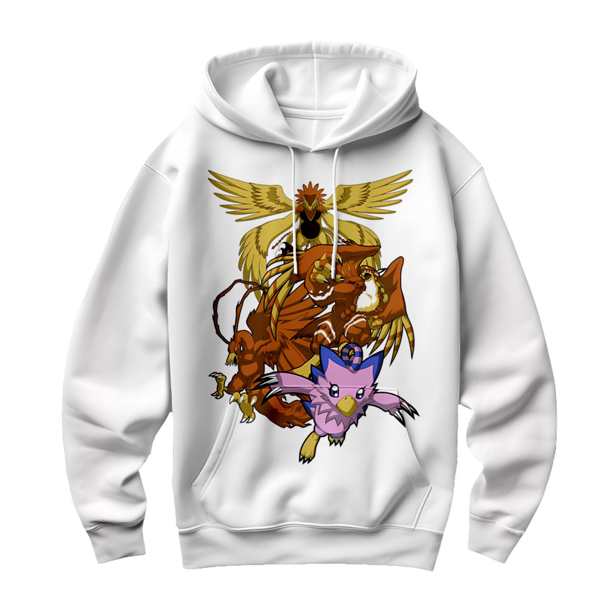 Digimon Adventure Biyomon White Evolution Squad Anime Apparel